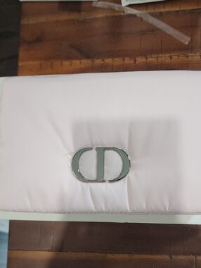NWOT Dior Pink Satin Travel pouch